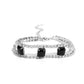Embedded Elegance - Black - Paparazzi Bracelet Image