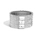 Dramatic Diva - White - Paparazzi Bracelet Image