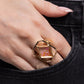 Diamond in the STUFF - Gold - Paparazzi Ring Image