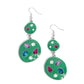 Gallery Genius - Green - Paparazzi Earring Image