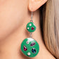 Gallery Genius - Green - Paparazzi Earring Image