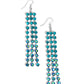 Ombré Occupation - Blue - Paparazzi Earring Image