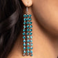 Ombré Occupation - Blue - Paparazzi Earring Image