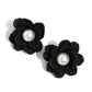 Blooming Backdrop - Black - Paparazzi Earring Image