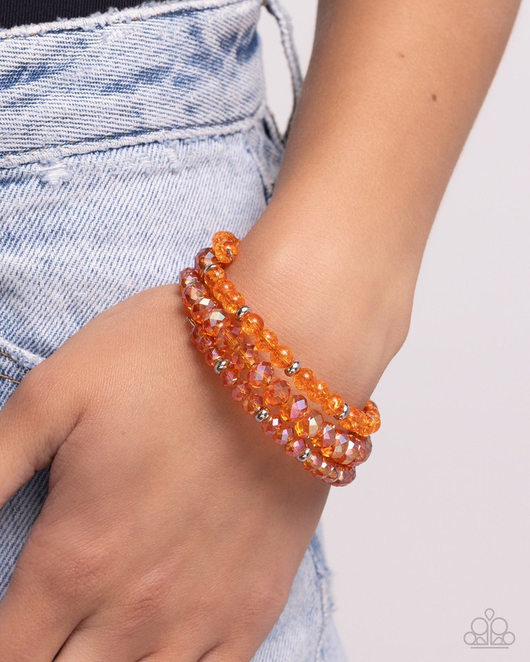 Cultured Cause - Orange - Paparazzi Bracelet Image