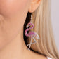 Flamingo Flourish - Paparazzi Earring Image