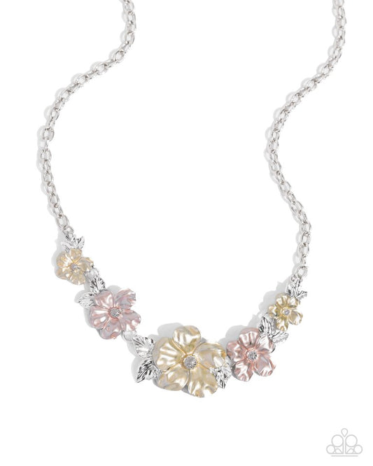 Bouquet Brilliance - Yellow - Paparazzi Necklace Image