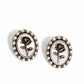 Rosy Relic - Brass - Paparazzi Earring Image