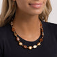 Spotted Safari - Brown - Paparazzi Necklace Image