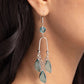Winged Wardrobe - Blue - Paparazzi Earring Image
