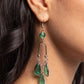 Winged Wardrobe - Green - Paparazzi Earring Image