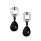 In ARCHING Order - Black - Paparazzi Earring Image