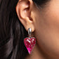 Glossy Goodwill - Pink - Paparazzi Earring Image