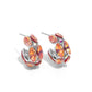 Dazzling Destiny - Orange - Paparazzi Earring Image