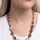 Spotted Safari - Black - Paparazzi Necklace Image