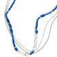 Basic Beading - Blue - Paparazzi Necklace Image