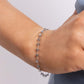 Chiseled Character - Silver - Paparazzi Bracelet Image