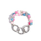 Hammered Haven - Pink - Paparazzi Bracelet Image