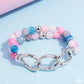 Hammered Haven - Pink - Paparazzi Bracelet Image