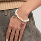 Heart-struck Haven - Red - Paparazzi Bracelet Image