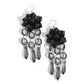 Hawaiian Hallmark - Black - Paparazzi Earring Image