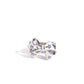 BOW Caution to the Wind - Purple - Paparazzi Ring Image