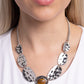 Textured Timbre - Brown - Paparazzi Necklace Image