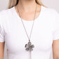 Sunset Structure - Silver - Paparazzi Necklace Image