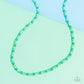 Beaded Belonging - Green - Paparazzi Necklace Image