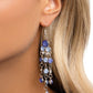 Cascading Clarity - Blue - Paparazzi Earring Image