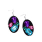 Attention Grabber - Black - Paparazzi Earring Image