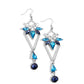 Shoulder-Dusting Shimmer - Blue - Paparazzi Earring Image