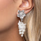 Bouquet Bling - White - Paparazzi Earring Image