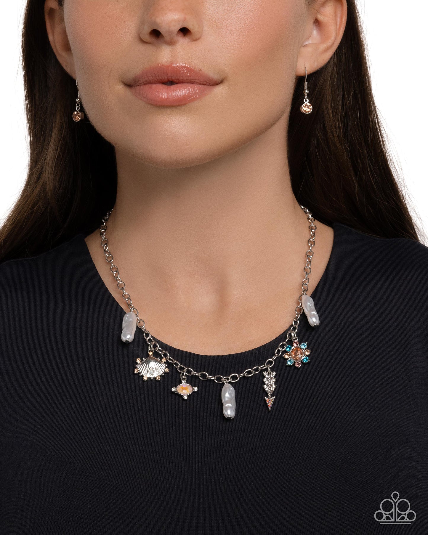 Broaching Beauty - Paparazzi Necklace Image