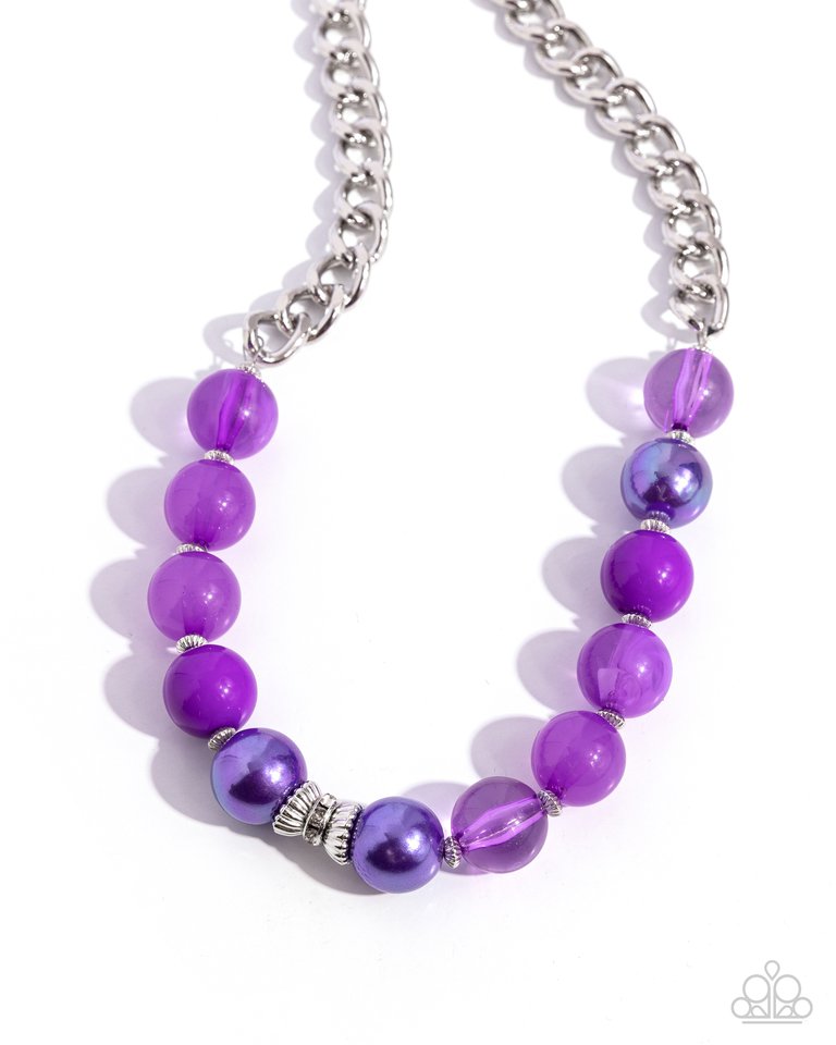 Opulent Opacities - Purple - Paparazzi Necklace Image