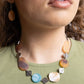 Reflective Redux - Brown - Paparazzi Necklace Image