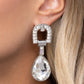 In ARCHING Order - White - Paparazzi Earring Image