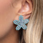 Starfish Serenade - Blue - Paparazzi Earring Image