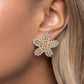 Starfish Serenade - Gold - Paparazzi Earring Image