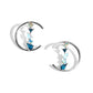 Pronged Patchwork - Blue - Paparazzi Earring Image