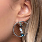 Pronged Patchwork - Blue - Paparazzi Earring Image