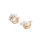 Sophisticated Socialite - Gold - Paparazzi Earring Image