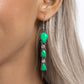 Malibu March - Green - Paparazzi Earring Image