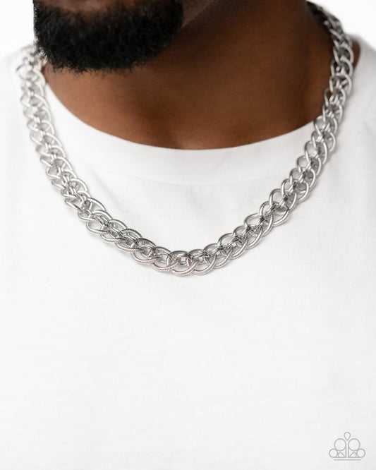 Coiled Conviction - Silver - Paparazzi Necklace Image