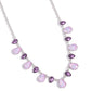 Summer Season - Purple - Paparazzi Necklace Image