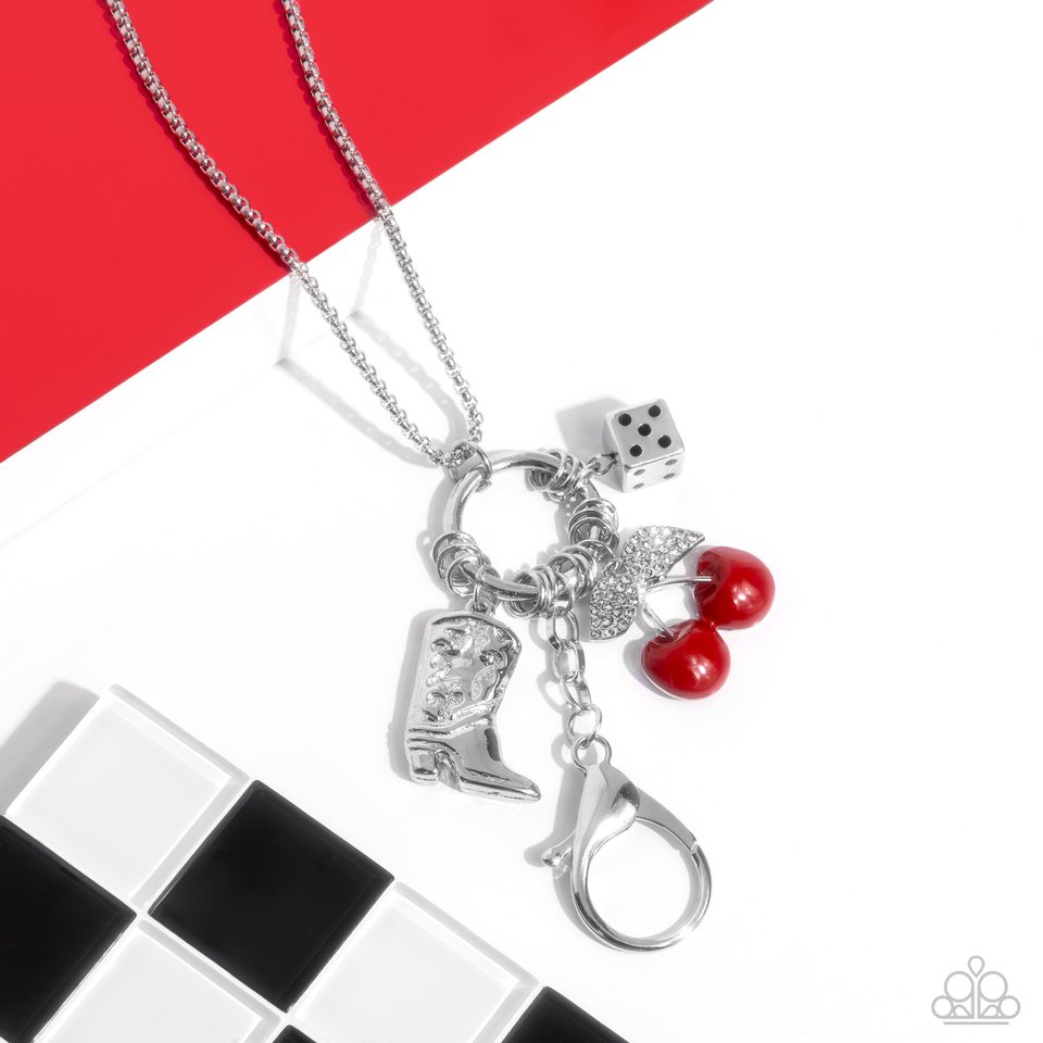 Casual Cowboy - Red - Paparazzi Necklace Image