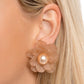 Blooming Backdrop - Brown - Paparazzi Earring Image