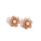 Blooming Backdrop - Brown - Paparazzi Earring Image