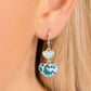 Delightful Valentines Day - Blue - Paparazzi Earring Image