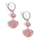 Delightful Valentines Day - Pink - Paparazzi Earring Image